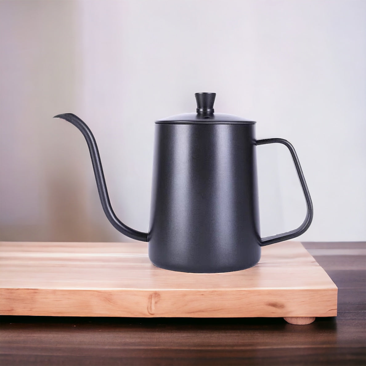 Drip Kettle chaleira 350ml 600ml café bule de chá antiaderente - Cisne - Minimalist House LTDA