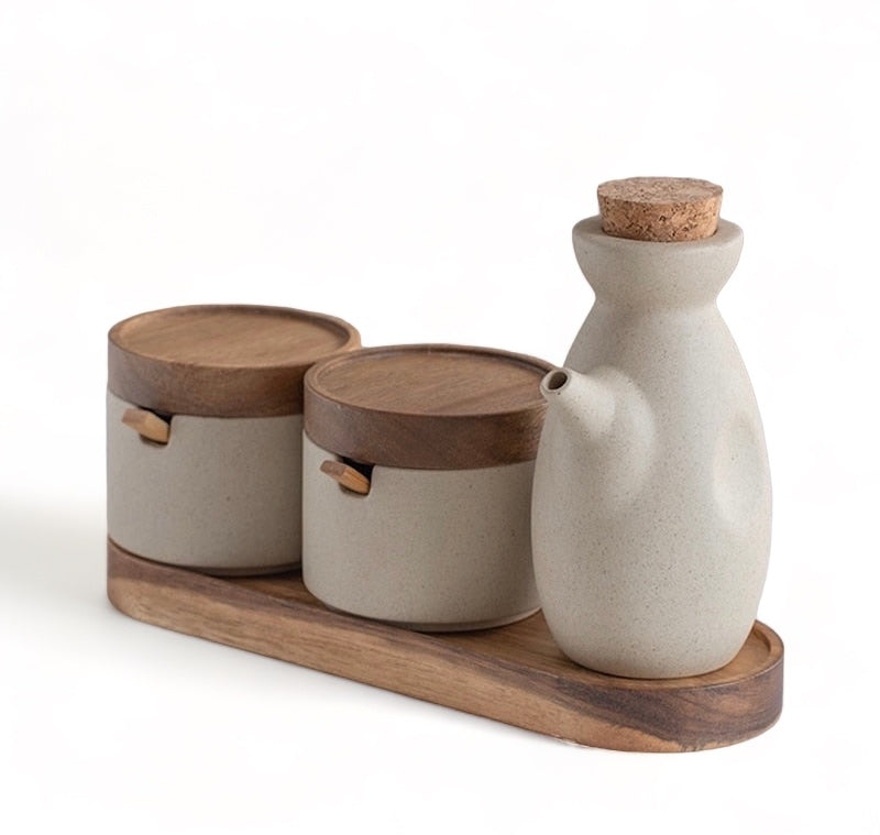 Conjunto de cerâmica estilo cozinha Oriental - ZEN - Minimalist House LTDA