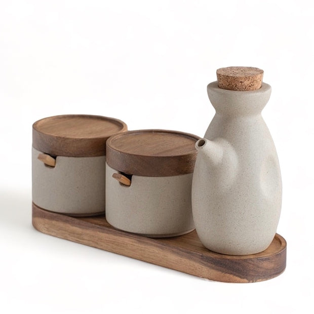 Conjunto de cerâmica estilo cozinha Oriental - ZEN - Minimalist House LTDA