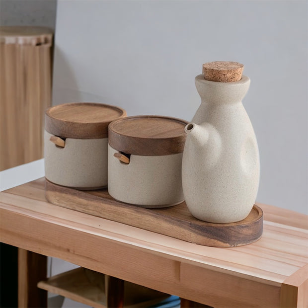 Conjunto de cerâmica estilo cozinha Oriental - ZEN - Minimalist House LTDA