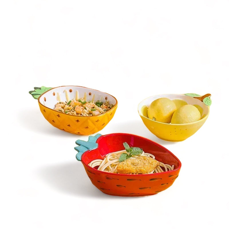 Bowl de Cerâmica - Frutas - Minimalist House LTDA