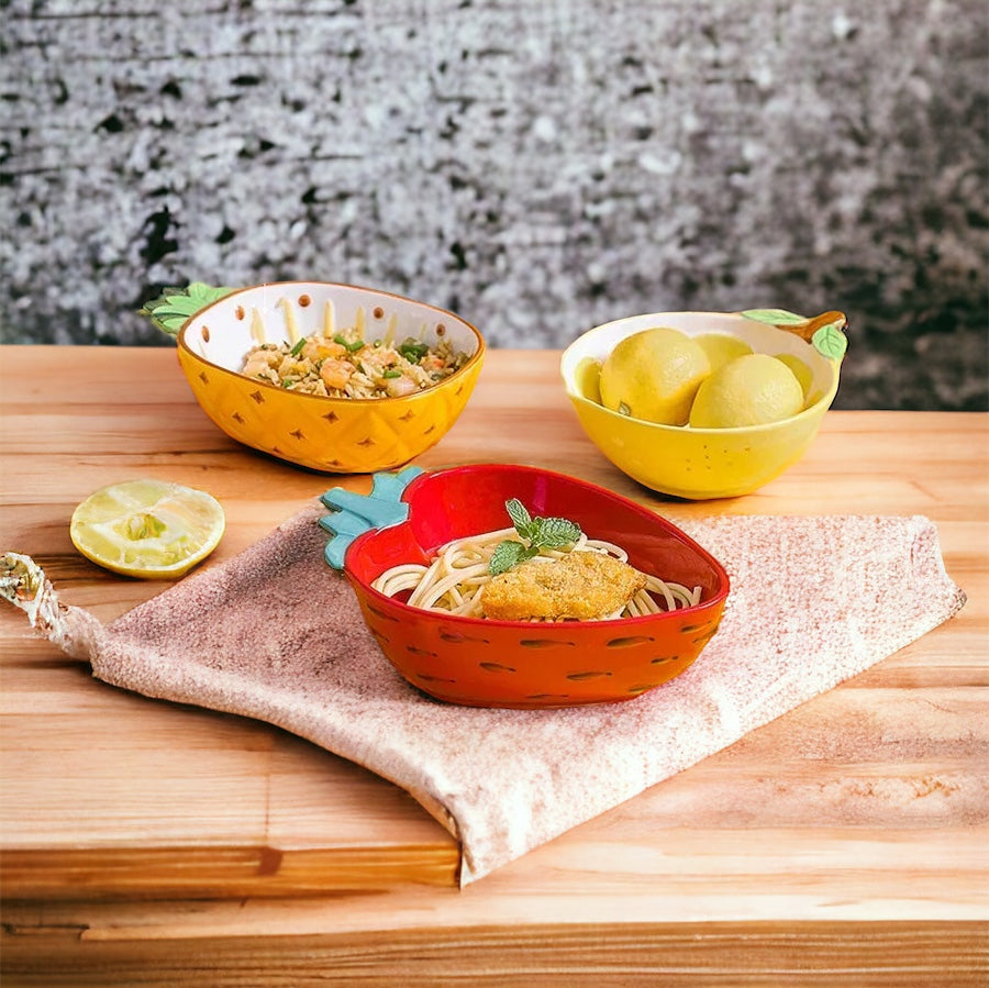 Bowl de Cerâmica - Frutas - Minimalist House LTDA