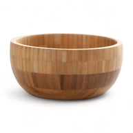 Saladeira bowl de bambu natural - Minimalist House LTDA