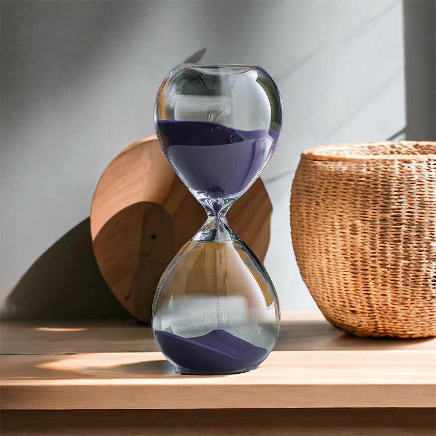Ampulheta do tempo - Decoração para escritório - Minimalist House LTDA