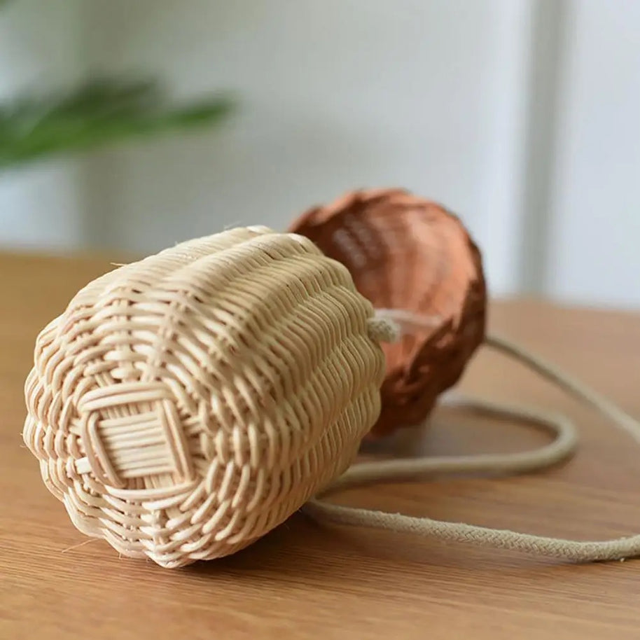 Bolsa wood infantil - Cesto Rattan - Minimalist House LTDA
