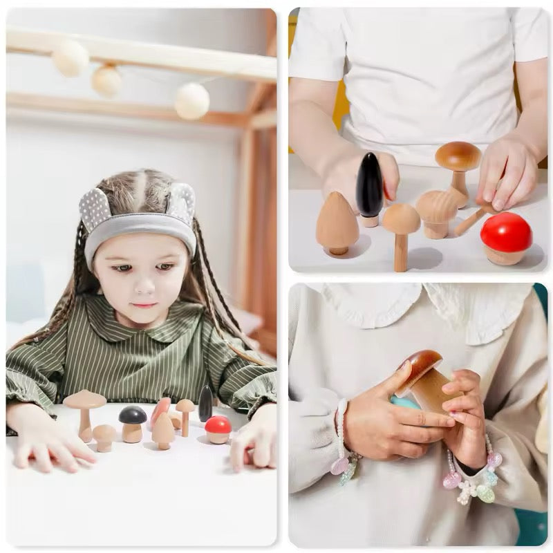 Blocos de Madeira Floresta - Educativo & Decor