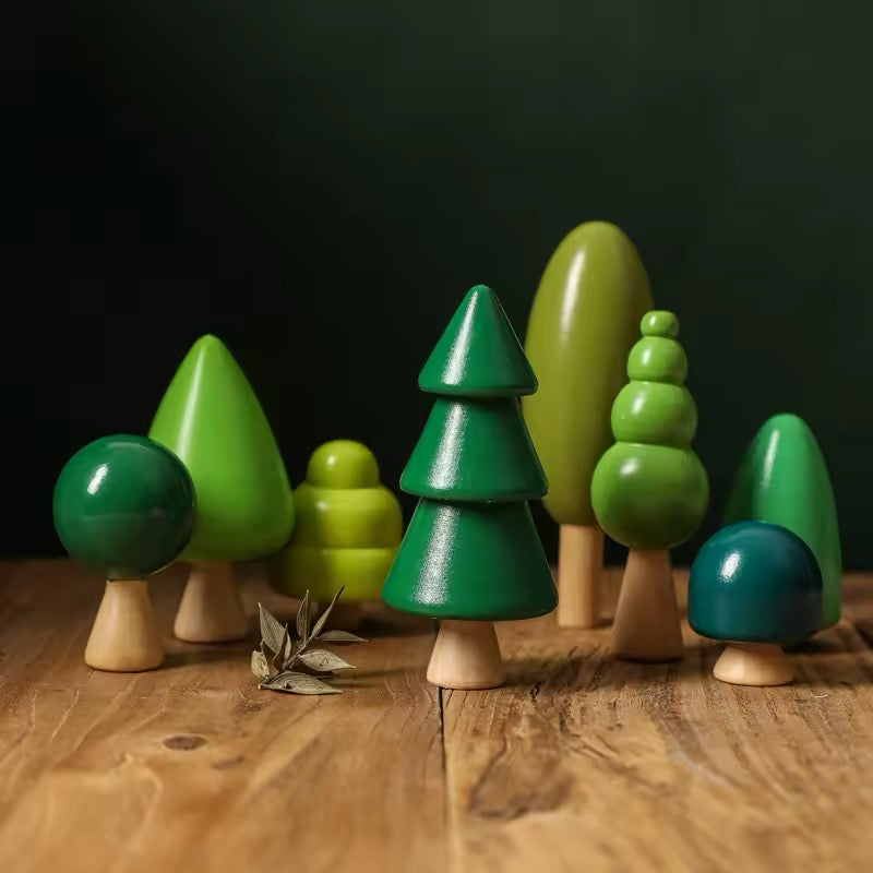Blocos de Madeira Floresta - Educativo & Decor