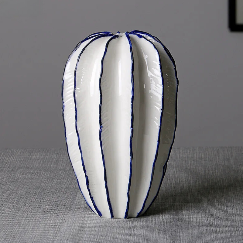 Vaso de cerâmica - Carambola Decorative - Minimalist House LTDA