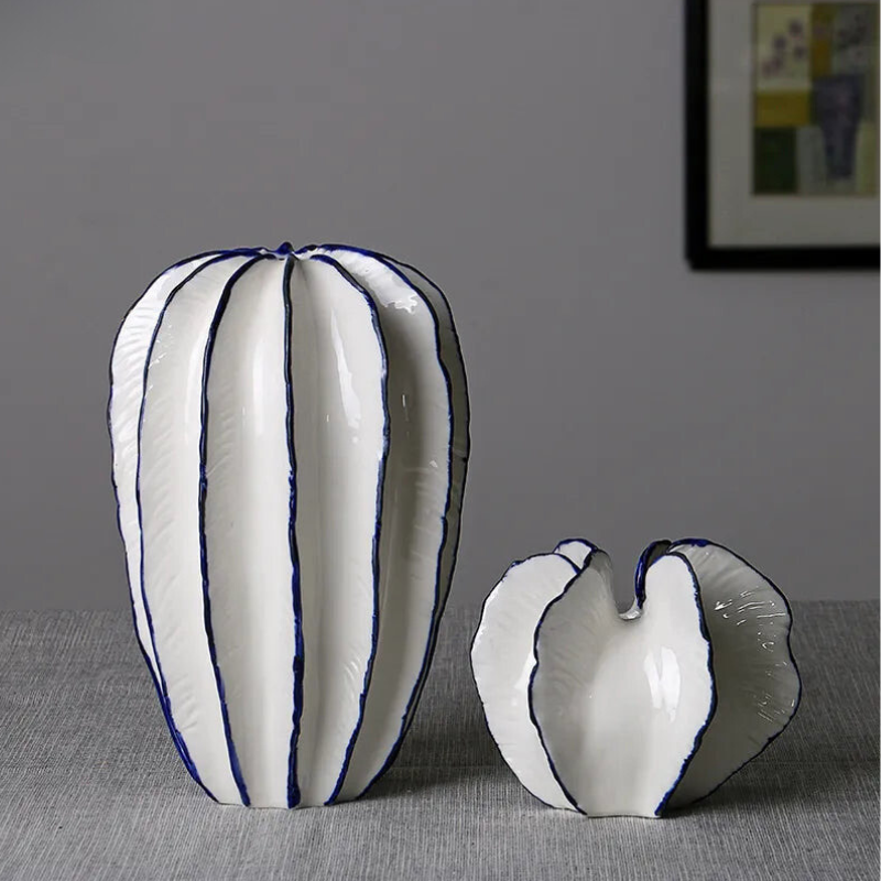 Vaso de cerâmica - Carambola Decorative - Minimalist House LTDA