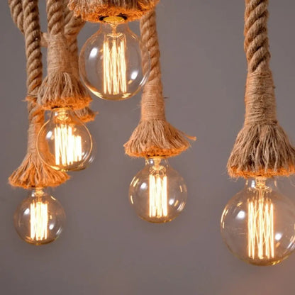 Pendente Retro Vintage Country - Cordas - Minimalist House LTDA