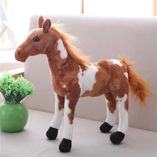 Cavalo de pelúcia America - 30cm - Minimalist House LTDA