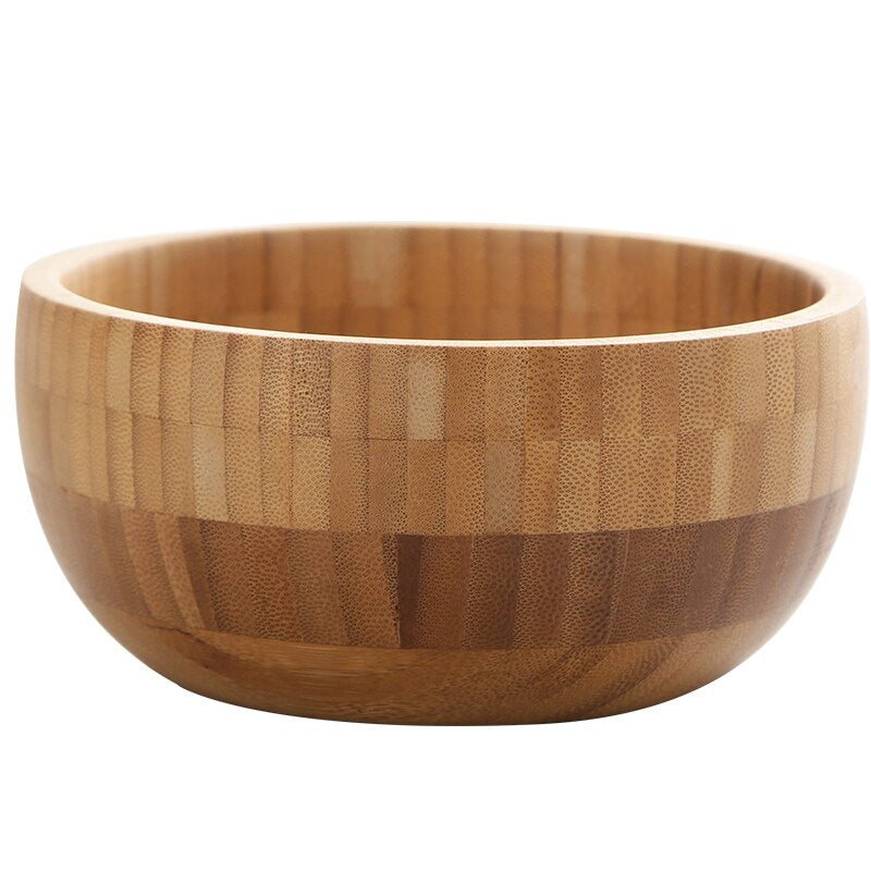 Saladeira bowl de bambu natural - Minimalist House LTDA