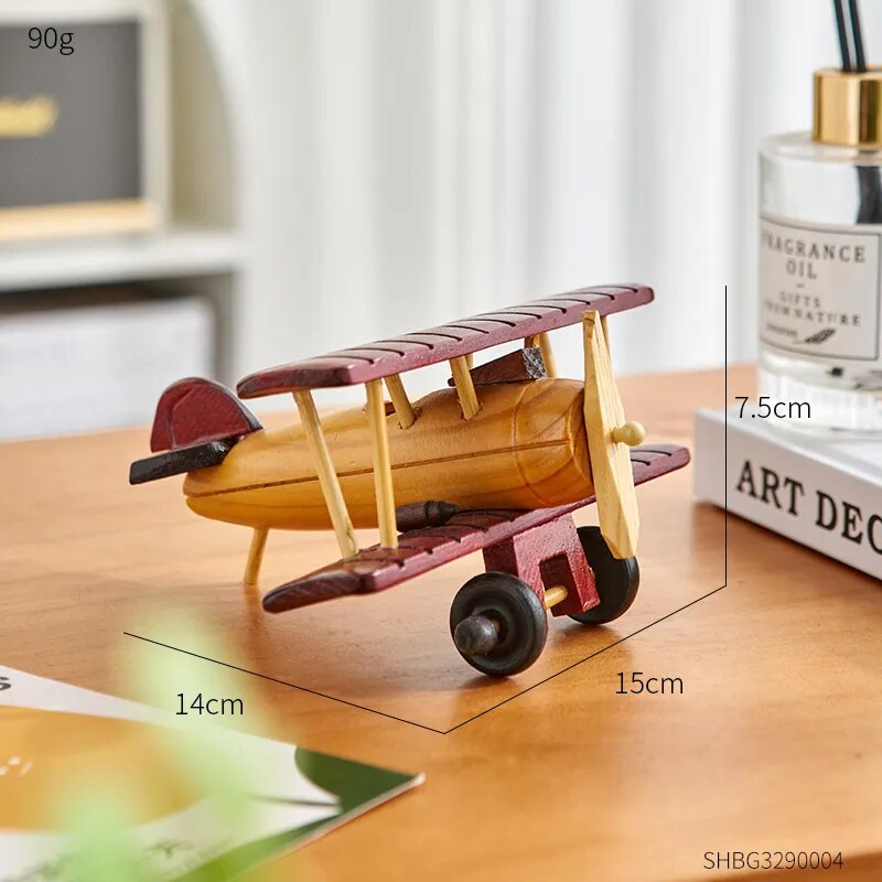 Avião Realista - Wooden Vintage - Minimalist House LTDA