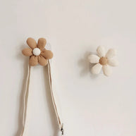 Gancho Madeira e Tecido - Flor - Minimalist House LTDA