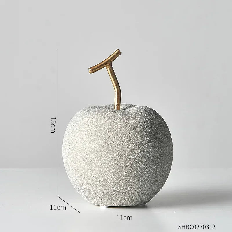 Estatueta Frutas - Maçã - Minimalist House LTDA