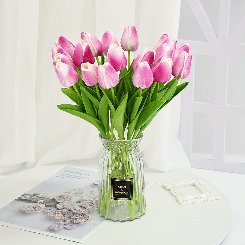 Buquês de Tulipas - Flores Artificiais - Minimalist House LTDA