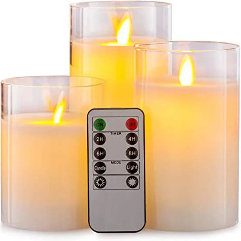 Luminária 3 peças - Candle Light - Minimalist House LTDA
