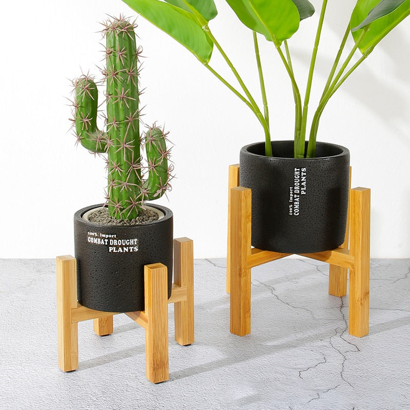 Suporte para planta - Bambu Madeira - Minimalist House LTDA