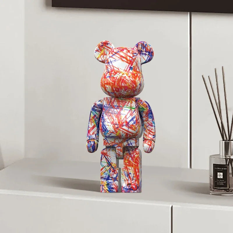Urso Estatueta Graffiti BearBri