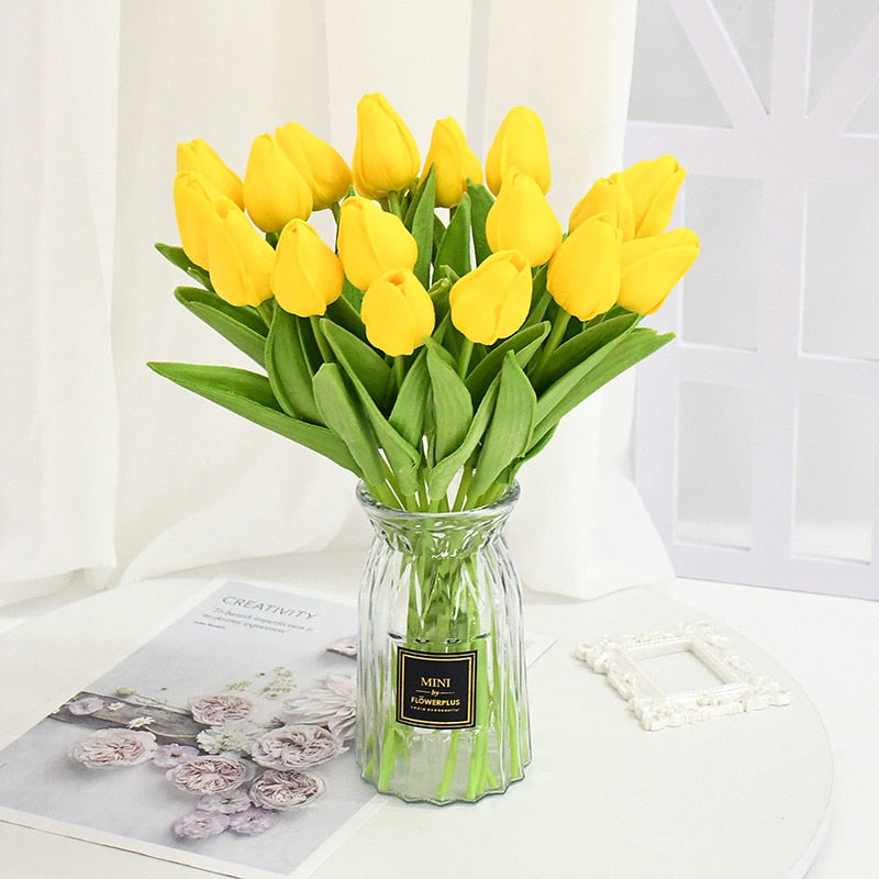 Buquês de Tulipas - Flores Artificiais - Minimalist House LTDA