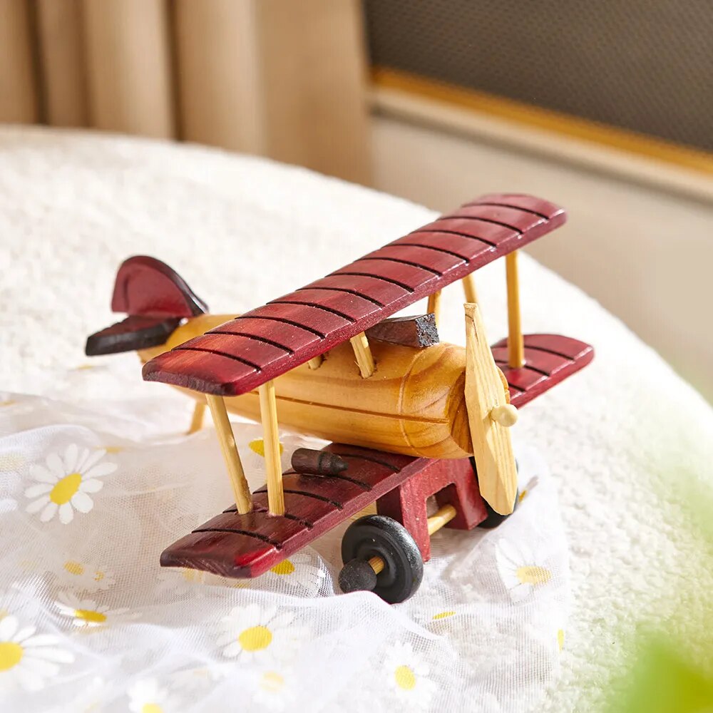 Avião Realista - Wooden Vintage - Minimalist House LTDA