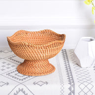 Cesto de Frutas Rattan - Boho - Minimalist House LTDA