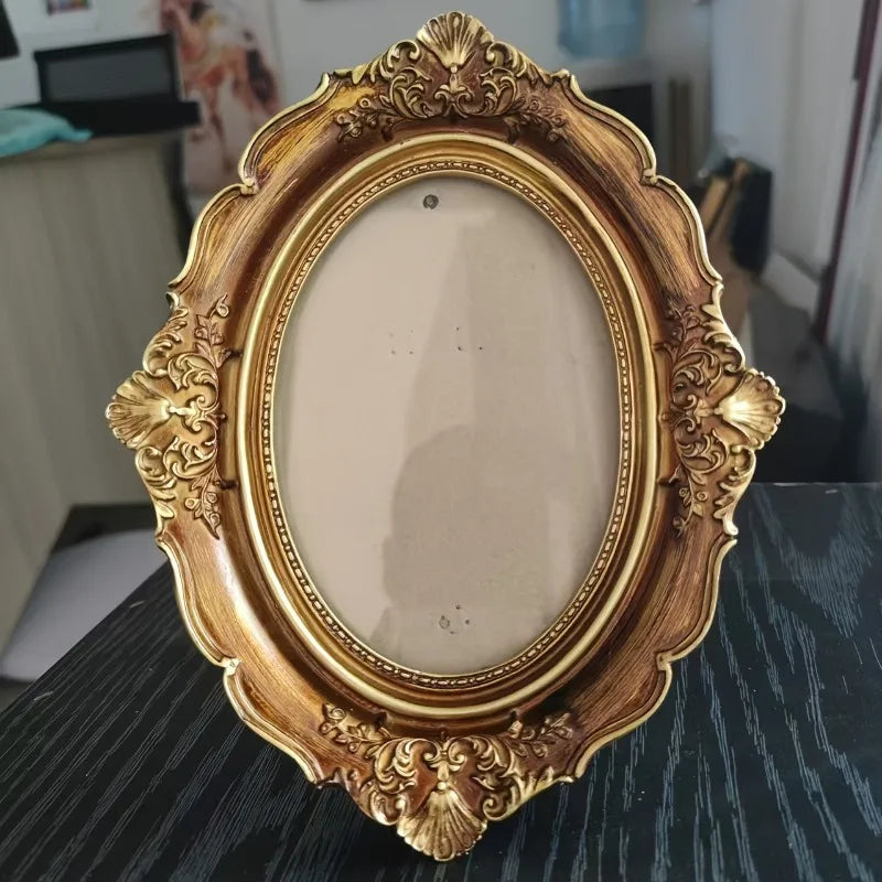 Moldura Oval Clássica Decorativa Porta Retrato