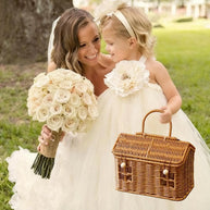 Cesto Decorativo Casinha Rattan SIntetico