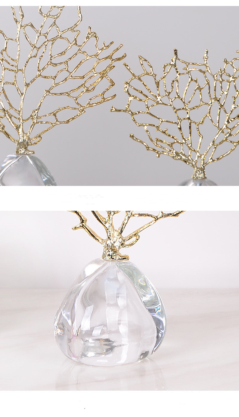 Ornamento Coral Crystal - Decoração - Minimalist House LTDA