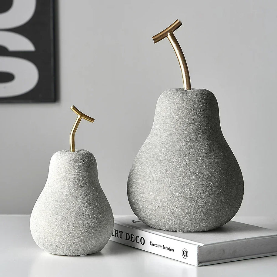 Estatueta Frutas - Pêra - Minimalist House LTDA