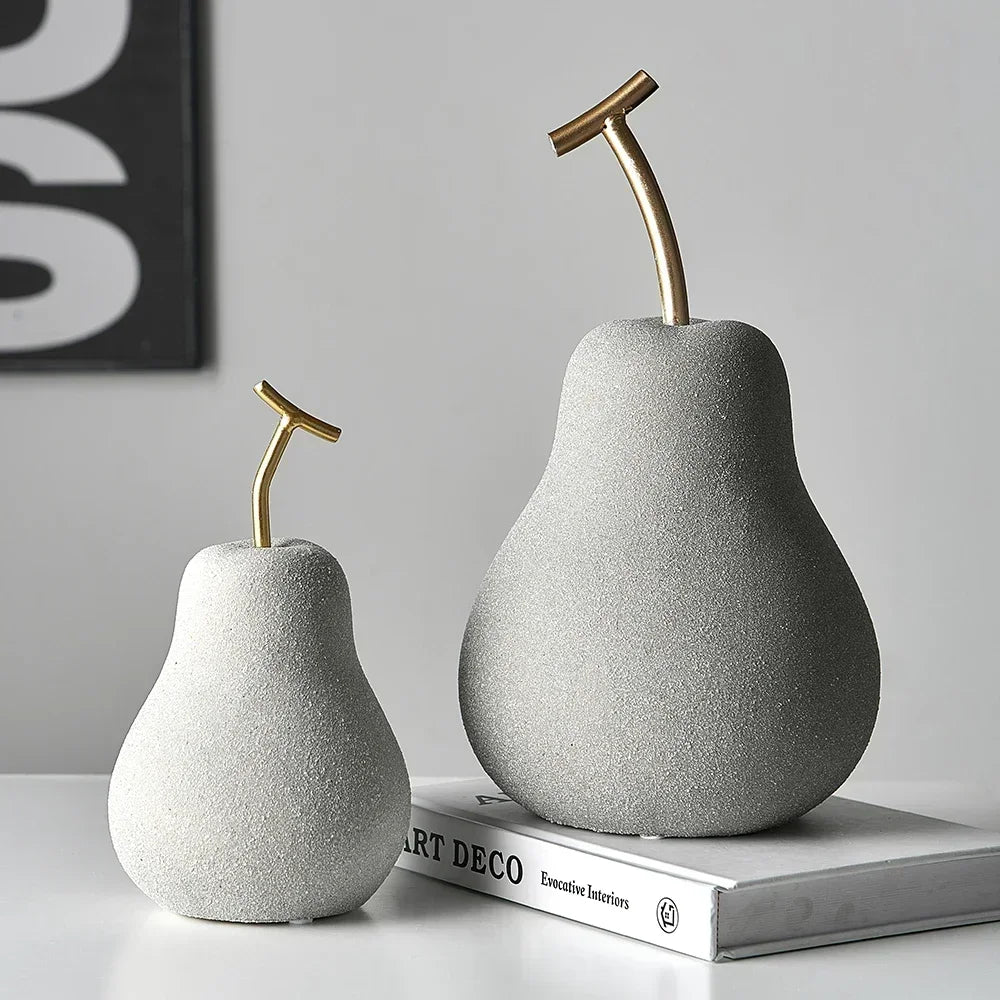 Estatueta Frutas - Pêra - Minimalist House LTDA