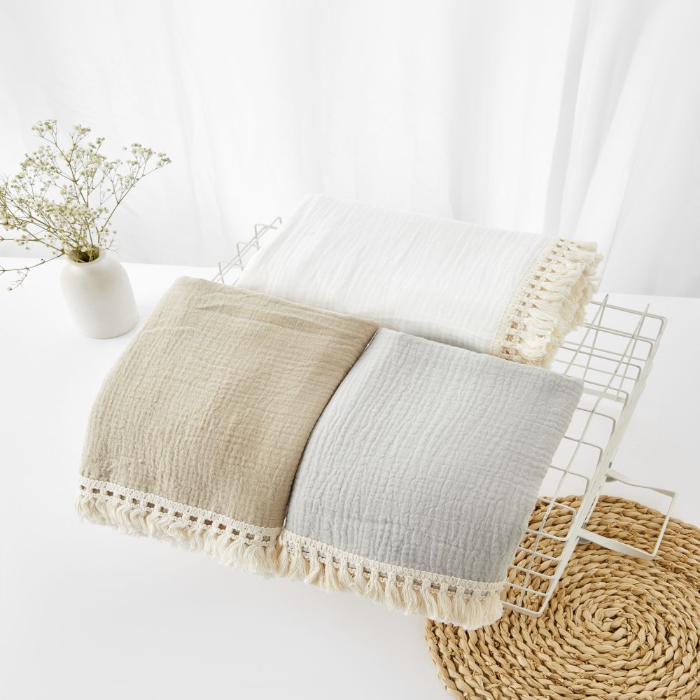 Cobertor de musselina para bebê recém-nascido - Urso - Minimalist House LTDA