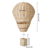 Balão Fantástico - Home Decor Baby Rattan - Minimalist House LTDA