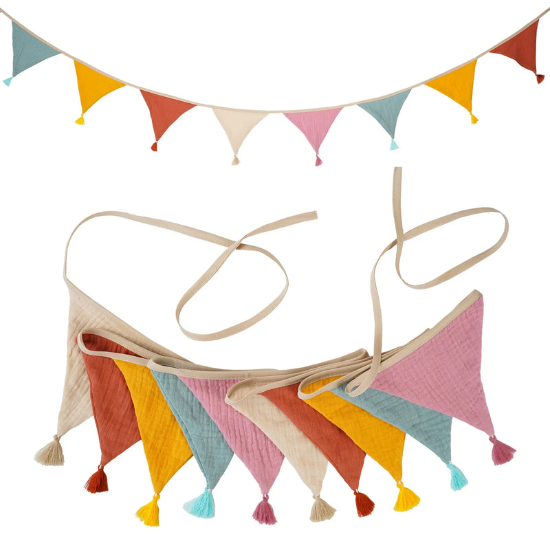 Bandeirola Decorativa Infantil em Tecido – 2,6 m