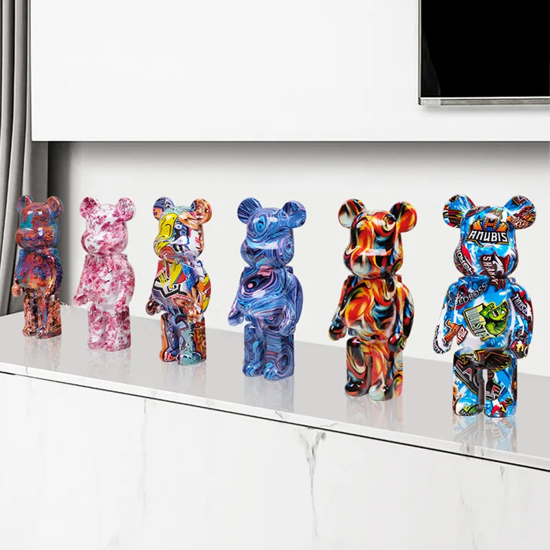 Estatueta Urso Grafitti - Minimalist House LTDA