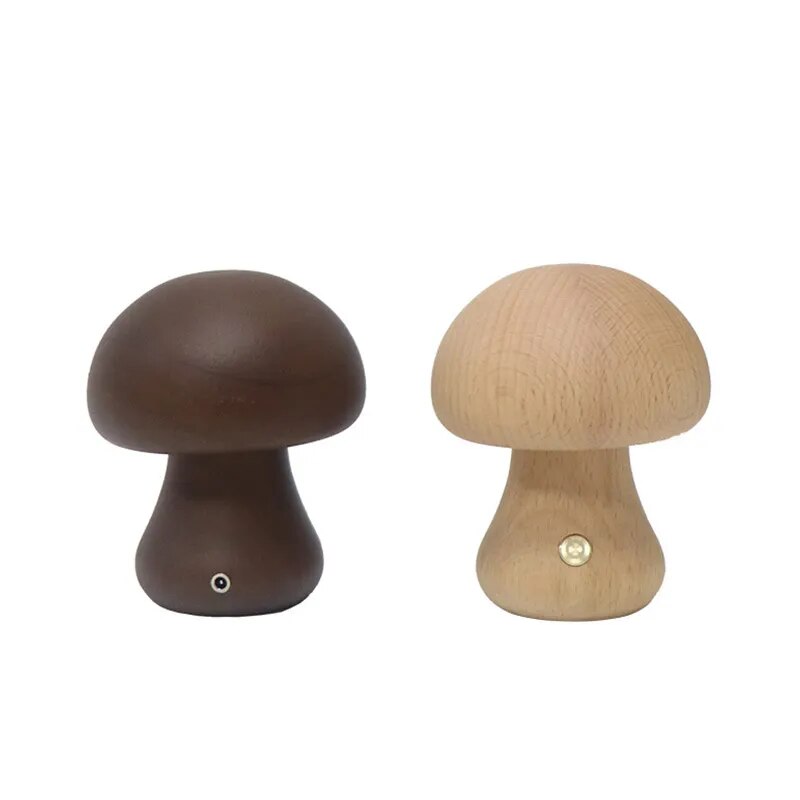 Luminaria Cogumelo Madeira - Minimalist House LTDA
