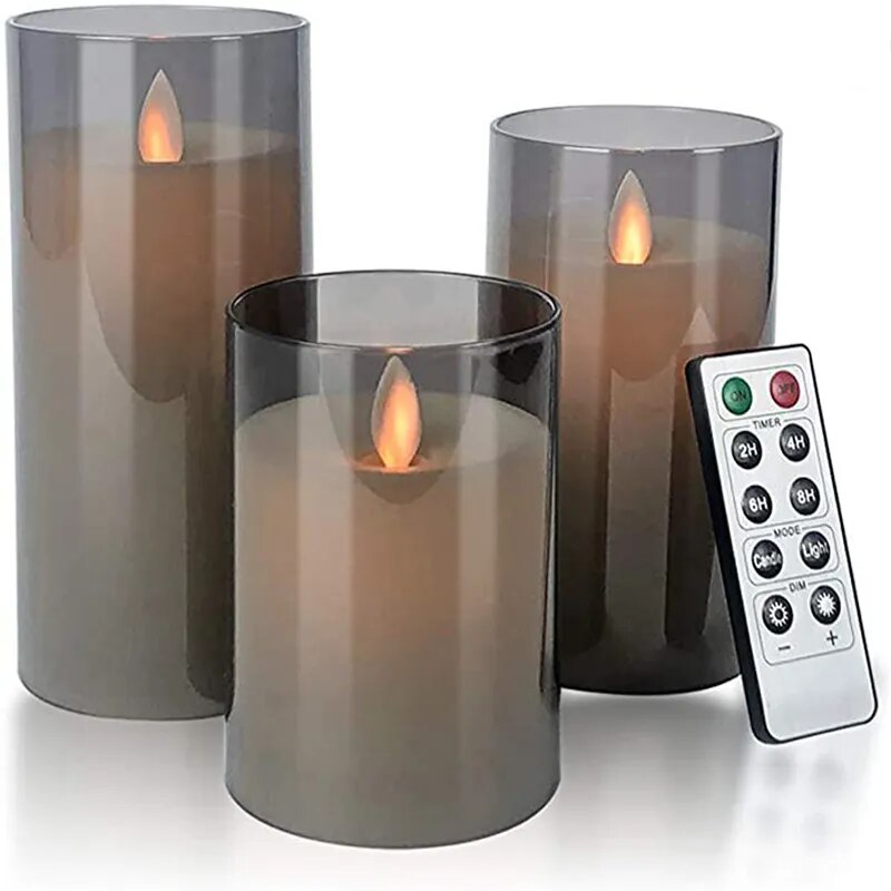 Luminária 3 peças - Candle Light - Minimalist House LTDA
