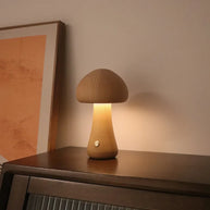 Luminaria Cogumelo Madeira - Minimalist House LTDA