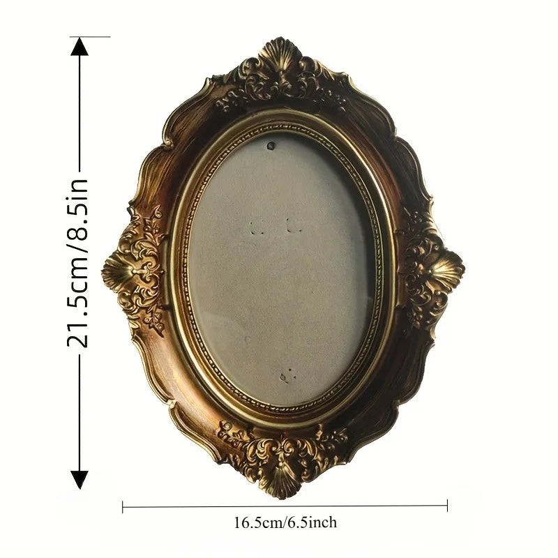 Moldura Oval Clássica Decorativa Porta Retrato