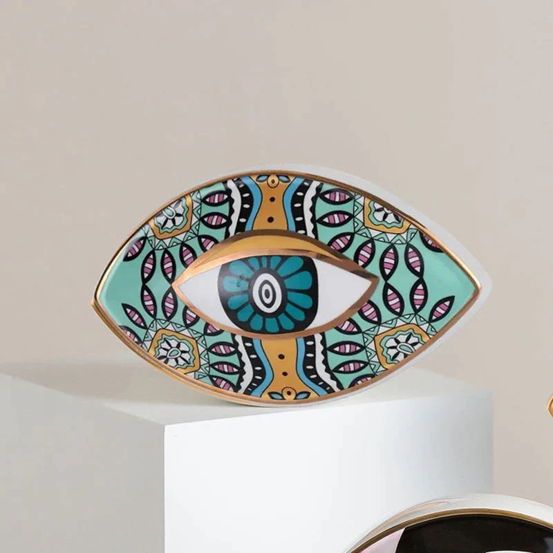 Adorno de cerâmica - Olho Turco
