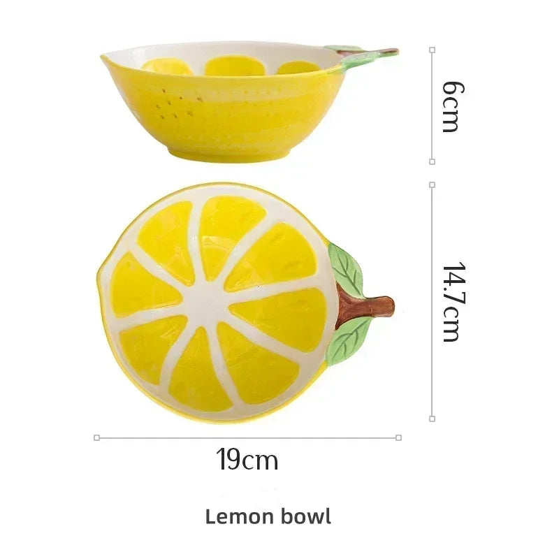 Bowl de Cerâmica - Frutas - Minimalist House LTDA