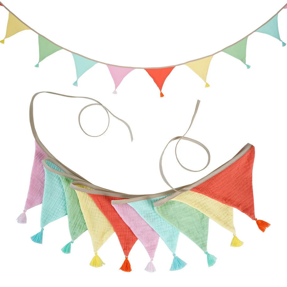 Bandeirola Decorativa Infantil em Tecido – 2,6 m