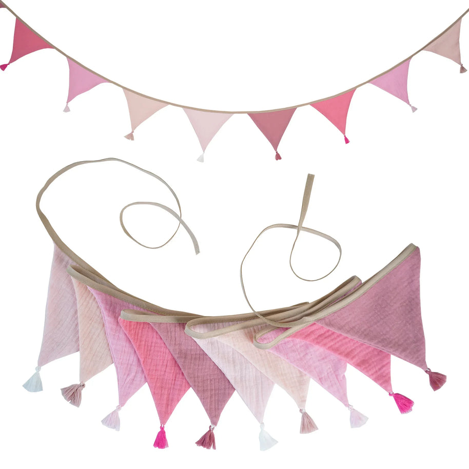 Bandeirola Decorativa Infantil em Tecido – 2,6 m