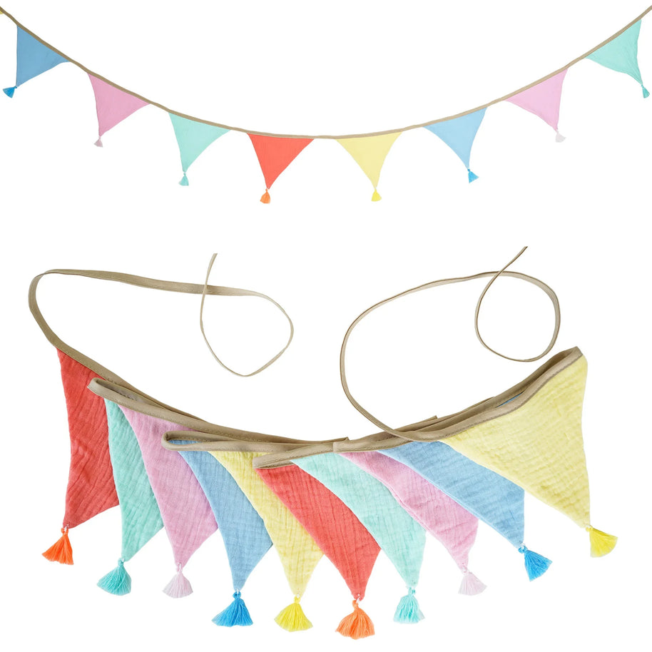 Bandeirola Decorativa Infantil em Tecido – 2,6 m