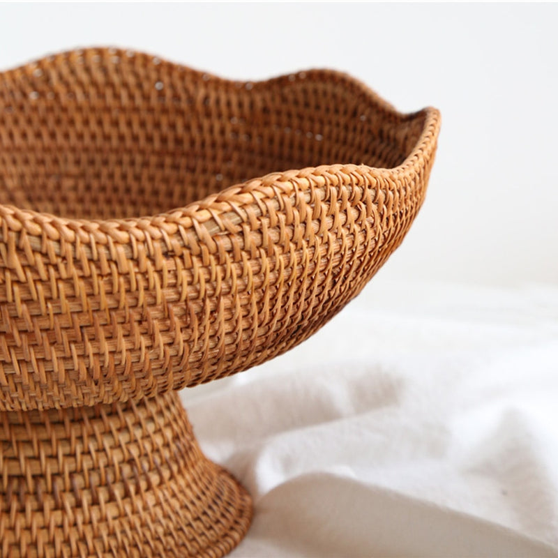 Cesto de Frutas Rattan - Boho - Minimalist House LTDA