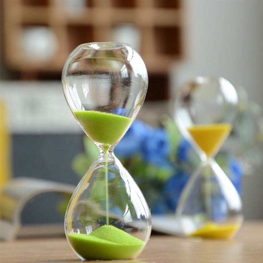 Ampulheta do tempo - Decoração para escritório - Minimalist House LTDA