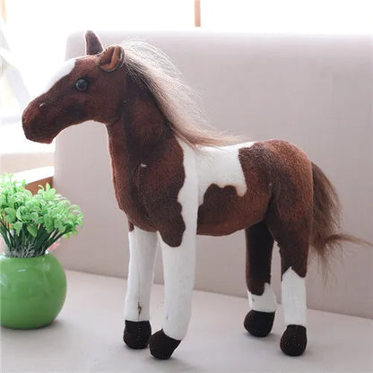Cavalo de pelúcia America - 30cm - Minimalist House LTDA