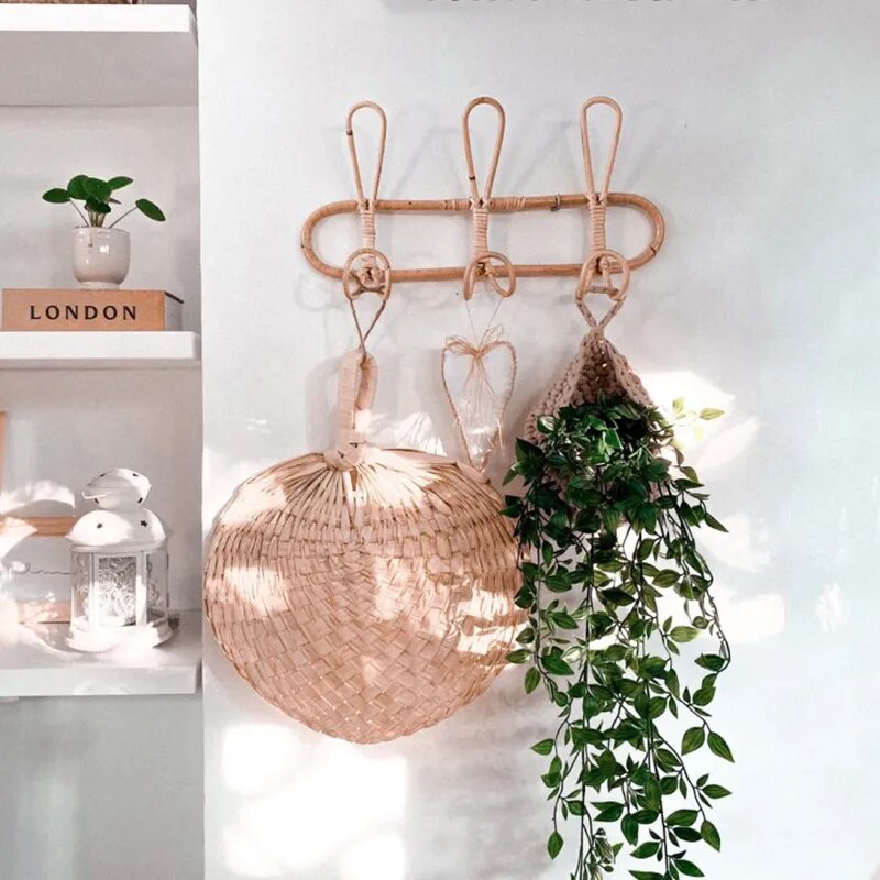 Ganchos Organizadores de rattan - MOMY - Minimalist House LTDA