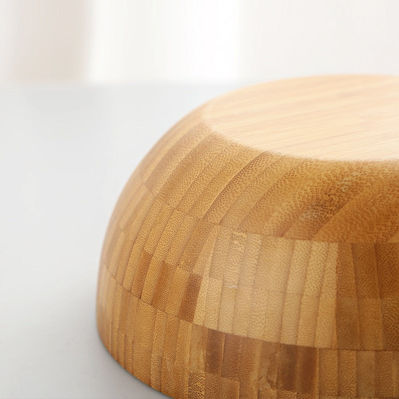 Saladeira bowl de bambu natural - Minimalist House LTDA