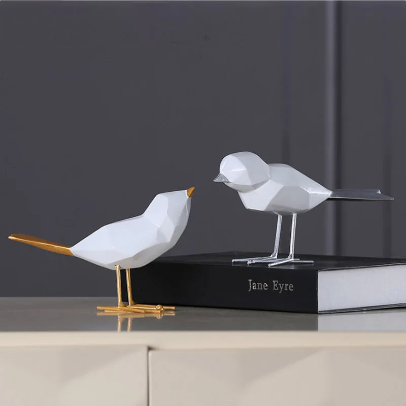 Estatueta decoração - Pássaro - Minimalist House LTDA